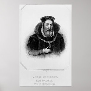 Porträtt av James Hamilton den 2nd earlen av Arra Poster