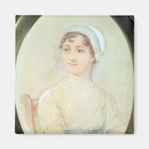 Porträtt av Jane Austen Magnet
