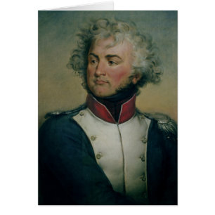 Porträtt av Jean Baptiste Kleber 2 Hälsningskort