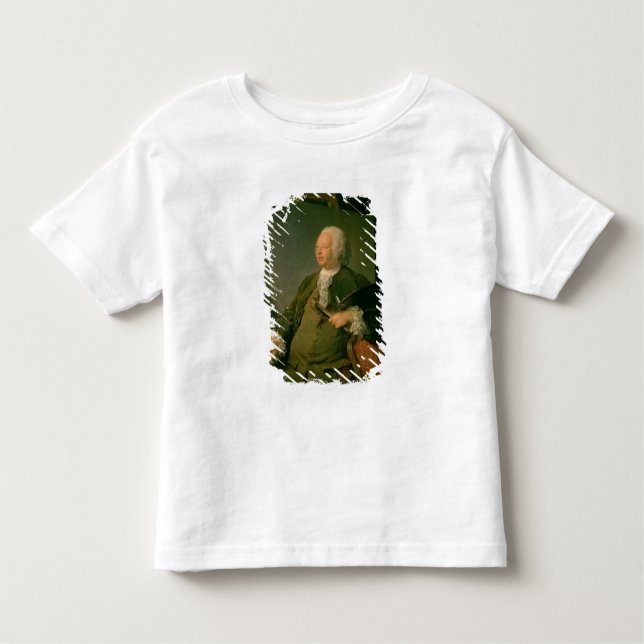 Porträtt av Jean-Baptiste Oudry (1686-1755) c.1753 Tee Shirt (Framsida)