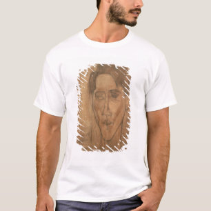 Porträtt av Jean Cocteau (1889-1963) 1917 (rita T-shirt