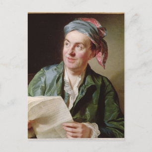 Porträtt av Jean-Francois Marmontel 1767 Vykort