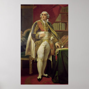 Porträtt av Jean-Jacques-Regis de Cambaceres Poster