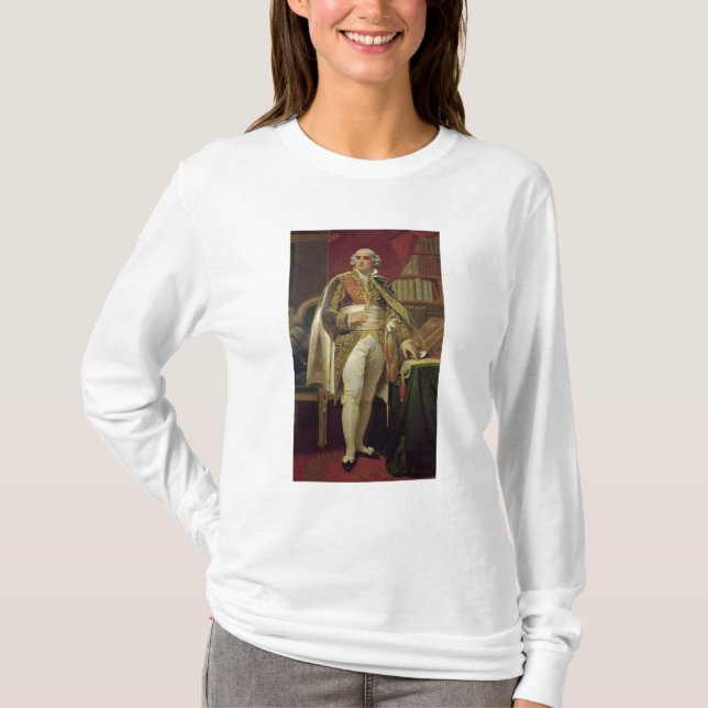 Porträtt av Jean-Jacques-Regis de Cambaceres Tee Shirt (Framsida)