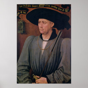 Porträtt av Jean Lefevre de Sanktt-Remy Poster