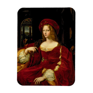 Porträtt av Jeanne av den Aragon (c.1500-77) frun Magnet