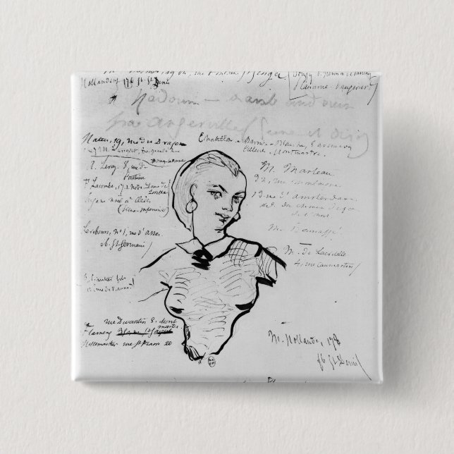 Porträtt av Jeanne Duval Knapp (Framsida)