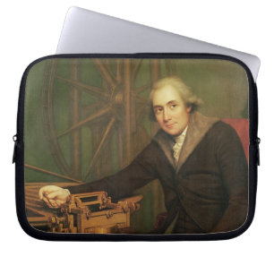 Porträtt av Jesse Ramsden (1735-1800) (olja på Laptop Fodral