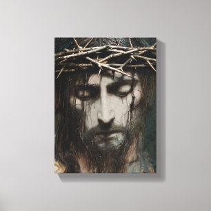 Porträtt av Jesus Kristus (#1) Canvastryck
