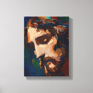 Porträtt av Jesus Kristus (#2) Canvastryck