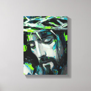 Porträtt av Jesus Kristus (#3) Canvastryck