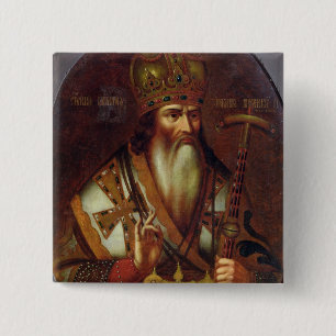 Porträtt av Joachim, patriark av Moscow Knapp