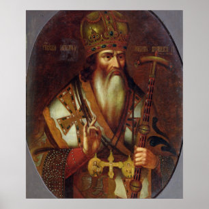 Porträtt av Joachim, patriark av Moscow Poster