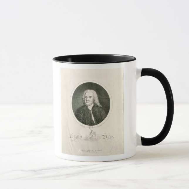 Porträtt av Johann Sebastian Bach Mugg (Höger)