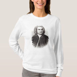 Porträtt av Johann Sebastian Bach Tee Shirt