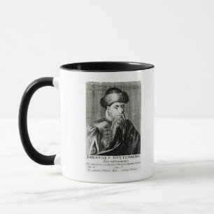 Porträtt av Johannes Gutenberg Mugg