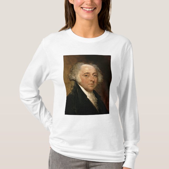 Porträtt av John Adams T Shirt (Framsida)
