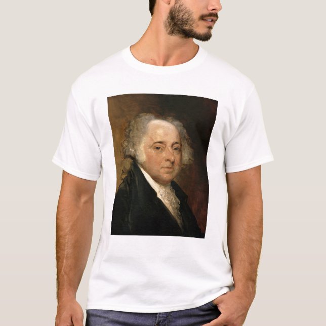 Porträtt av John Adams T-shirt (Framsida)