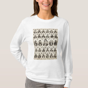 Porträtt av John C Hall och Prof JW Bradshaw T Shirt
