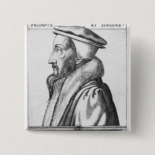 Porträtt av John Calvin åldrades 53, 1564 Knapp