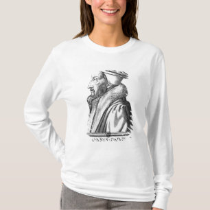 Porträtt av John Calvin åldrades 53, 1564 Tee Shirt