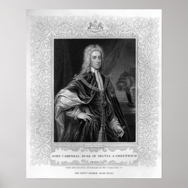 Porträtt av John Campbell Poster (Framsidan)