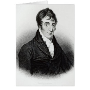 Porträtt av John Clare Hälsningskort