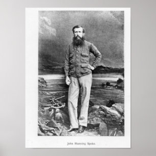 Porträtt av John Hanning Speke Poster