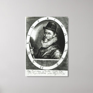 Porträtt av John Hawkins Canvastryck