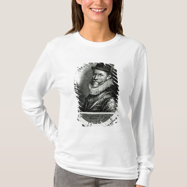 Porträtt av John Hawkins T-shirt (Framsida)
