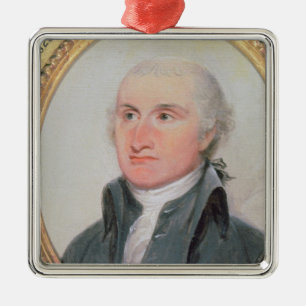 Porträtt av John Jay Julgransprydnad Metall