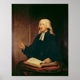 Porträtt av John Wesley 1788 Poster