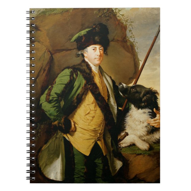Porträtt av John Whetham av Kirklington (1731-81) Anteckningsbok (Framsidan)