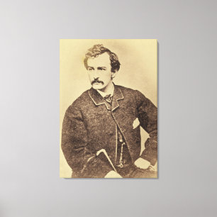 Porträtt av John Wilkes bås   1861-65 Canvastryck