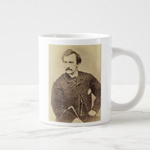 Porträtt av John Wilkes Booth 1861-65 Jumbo Mugg