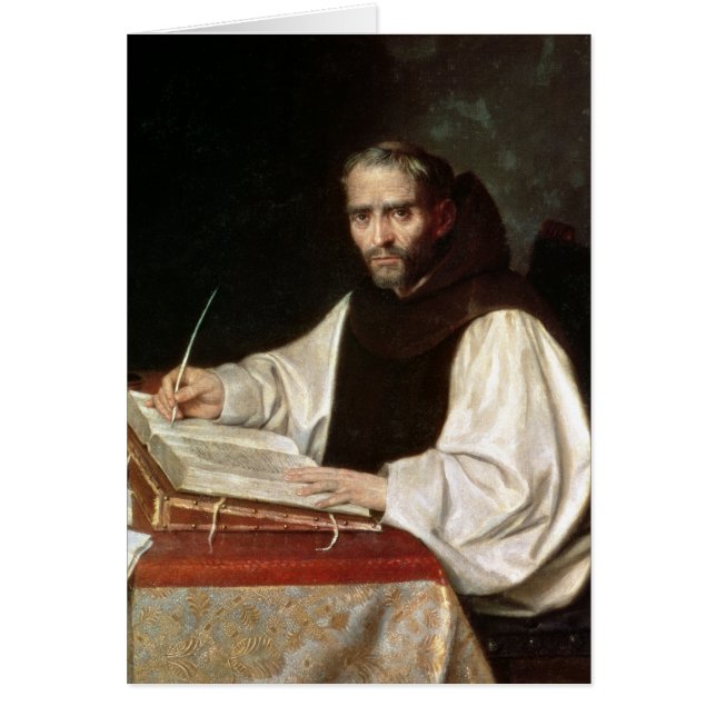 Porträtt av Jose de Siguenza, föregående och Hälsningskort (Framsidan)