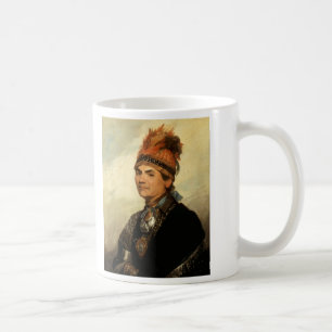 Porträtt av Joseph Brant av Gilbert Stuart Kaffemugg
