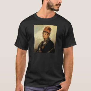 Porträtt av Joseph Brant av Gilbert Stuart T-shirt