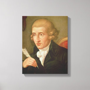Porträtt av Joseph Haydn Canvastryck