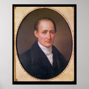 Porträtt av Joseph Nicephore Niepce 1854 Poster