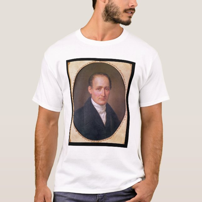 Porträtt av Joseph Nicephore Niepce 1854 Tee Shirt (Framsida)
