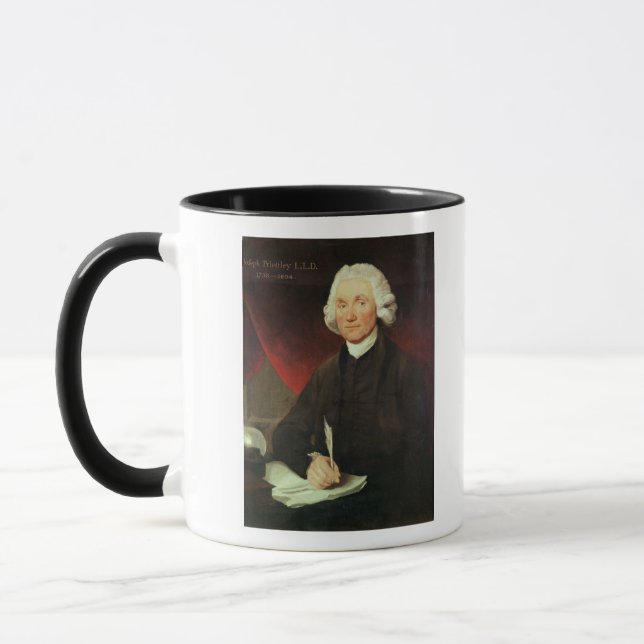 Porträtt av Joseph Priestley (1733-1804) Mugg (Vänster)