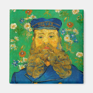 Porträtt av Joseph Roulin av Vincent Van Gogh Magnet