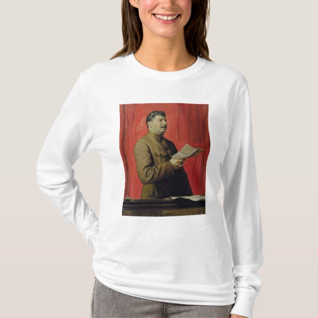 Porträtt av Josif Stalin, 1933 Tee Shirt (Framsida)