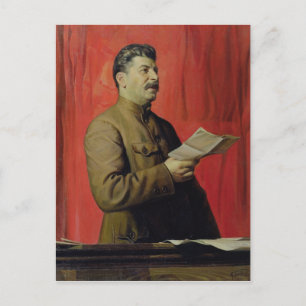 Porträtt av Josif Stalin, 1933 Vykort