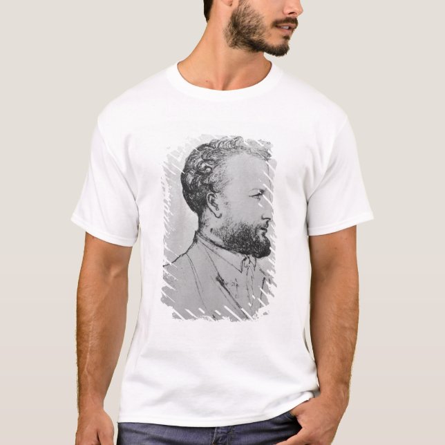 Porträtt av Jules Verne D Tee (Framsida)