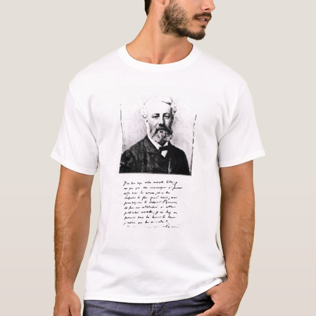 Porträtt av Jules Verne T Shirt (Framsida)