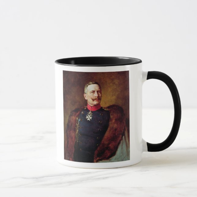Porträtt av Kaiser Wilhelm Ii Mugg (Höger)