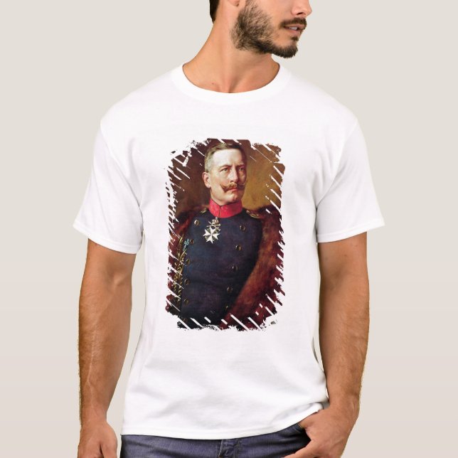 Porträtt av Kaiser Wilhelm Ii Tee Shirt (Framsida)