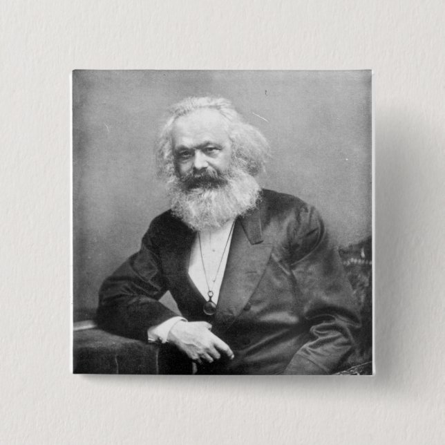 Porträtt av Karl Marx Knapp (Framsida)